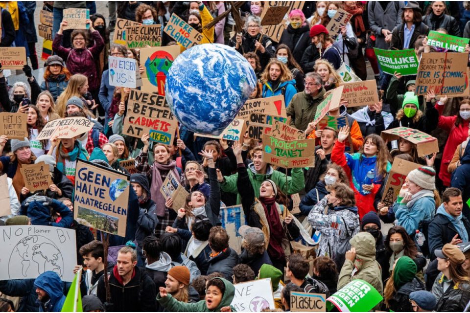 Climate justice artwork accompanying Envirolution’s solidarity statement