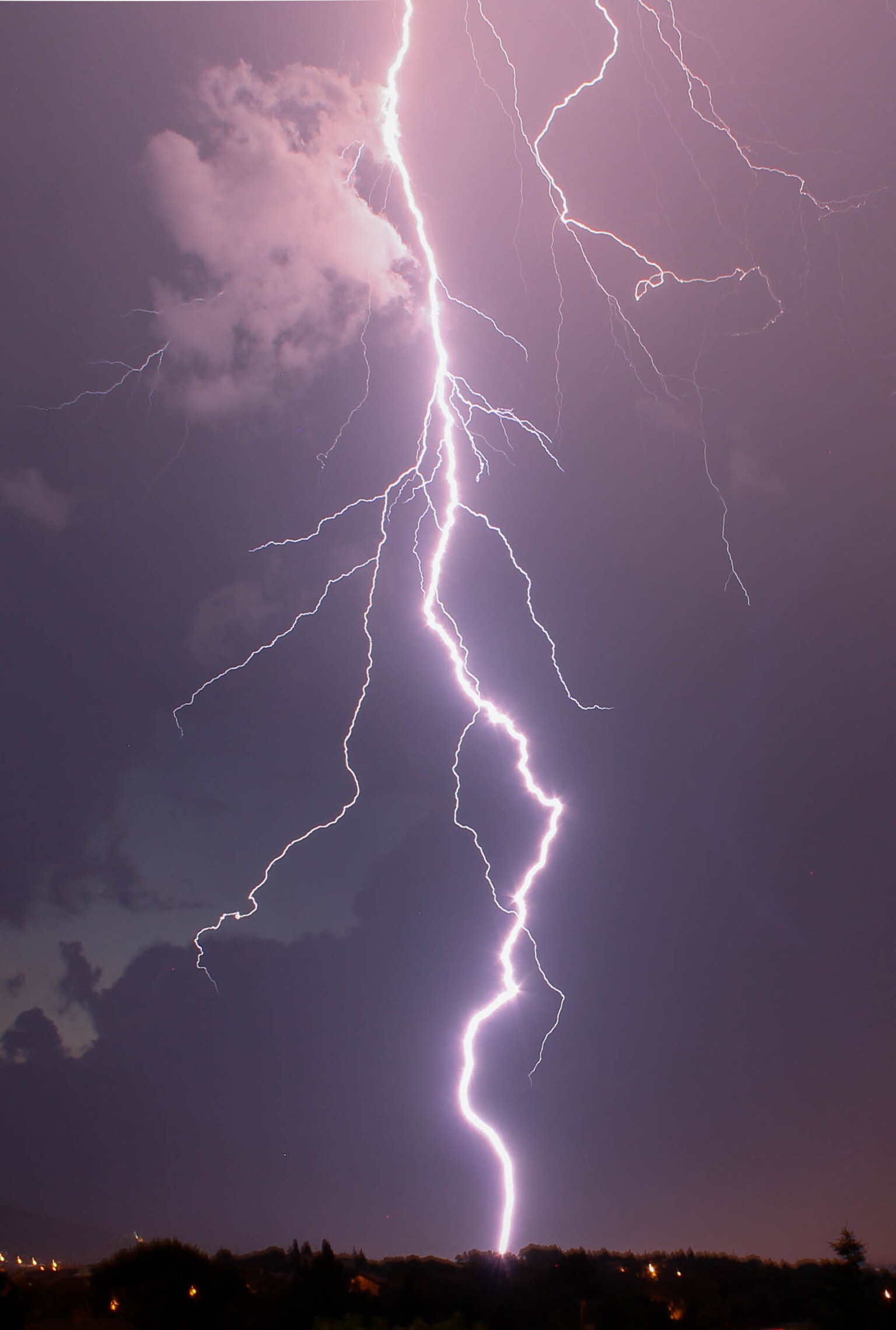 Forked Lightning depicting Extreme Weather